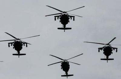 Mueren seis militares colombianos al caer un helicóptero de la Fuerza Aérea