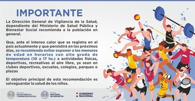 Salud recomienda evitar actividades deportivas en “hora pico”
