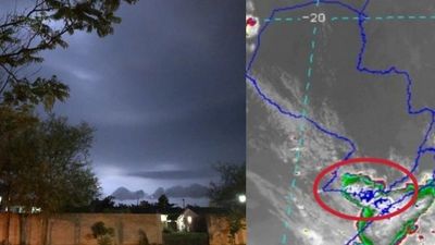 Núcleos de tormentas se desarrollan sobre Misiones