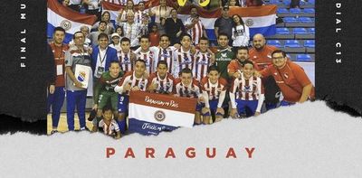 Con muchos goles, Paraguay C13 ganó la copa mundial en fútbol sala
