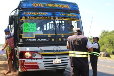 Planifican disponibilidad de buses para operativo Caacupé 2019