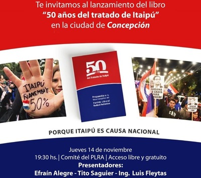 Lanzarán libro sobre Itaipú