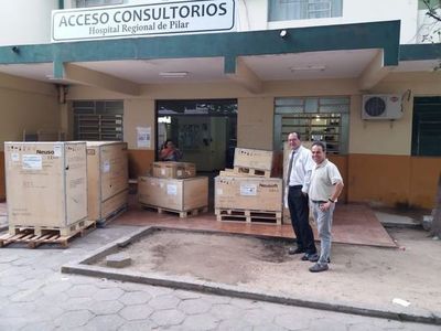 Entregan mamógrafo al hospital regional de Pilar