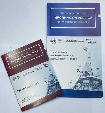 Hacienda difunde disposiciones en materia de Acceso a la Información Pública
