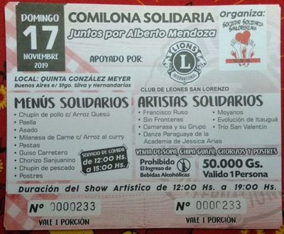 Quinta Meyer: Este domingo harán comilona solidaria