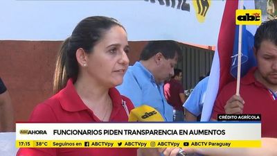 Funcionarios de Crédito Agrícola exigen transparencia