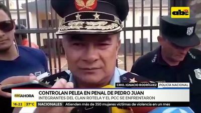Controlan pelea en penal de Pedro Juan Caballero