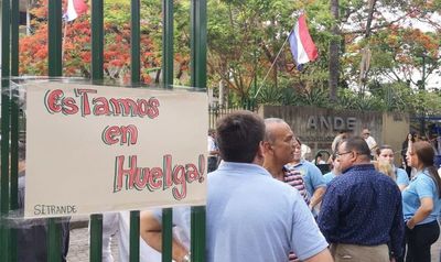 ANDE: Sin atención al cliente ni cobro de facturas por huelga de tres días
