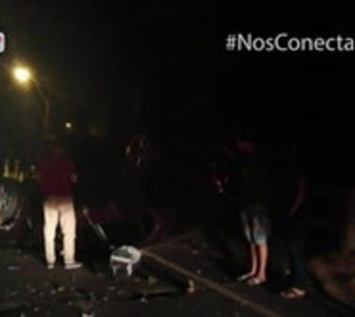 Tractor sin luces provoca accidente de tránsito en Misiones