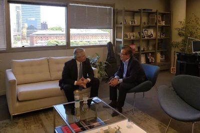 Duarte Frutos habla con Alberto Fernández sobre comisión binacional para EBY