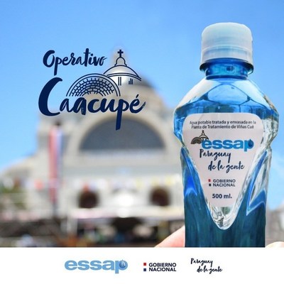 Con 44 grifos y tanques de agua potable, Essap ayuda en la hidratación a peregrinos
