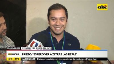 Prieto: “Espero ver a ZI tras las rejas”