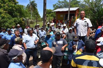 Sancosmeños logran reunión con Nicanor tras manifestación