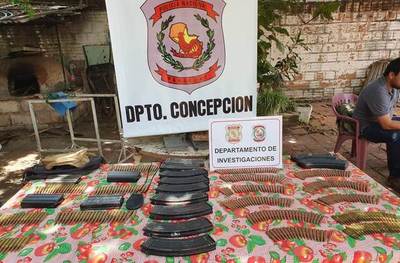 Incautan proyectiles de armas de guerra durante allanamiento