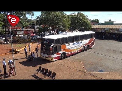 EN LA TERMINAL DE ÓMNIBUS, DE 40 MIL USUARIOS LA CANTIDAD SE REDUJO A UNOS 29 MIL