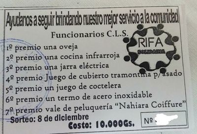 Organizan una rifa para subsistir
