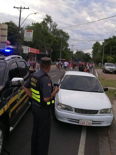 Conductor alcoholizado que puso en riesgo a peregrinos