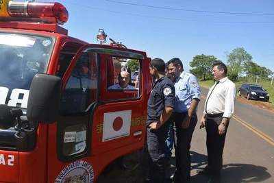 Bomberos de Santa Maria recibieron un nuevo carro hidrante