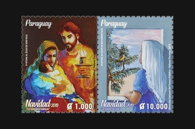 DINACOPA presenta nuevos sellos postales alusivas a la Navidad