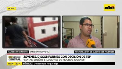 Jóvenes, disconformes con decisión del TEP
