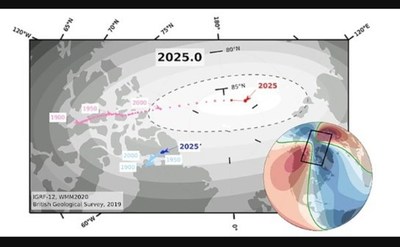 El polo norte de la tierra está cambiando velozmente