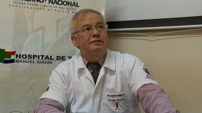 Madre e hijo en estado grave en el hospital del Trauma tras explosión de mortero