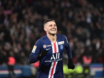 Festival de Icardi en la fiesta del París Saint