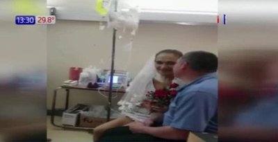 Dieron el "sí acepto" en el Hospital Nacional de Itauguá