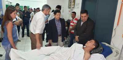 Ministro del Interior afirma que uno de los agentes del Grupo Lince sigue en Terapia Intensiva
