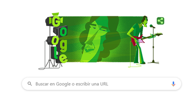 Google dedica su "doodle" a Luis Alberto Spinetta, mito del rock argentino
