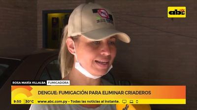 Dengue: Fumigación para eliminar criaderos
