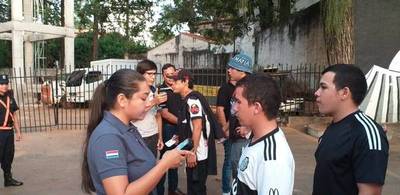 Fiscalía demora a 40 personas tras el partido de Olimpia ante 12 de Octubre
