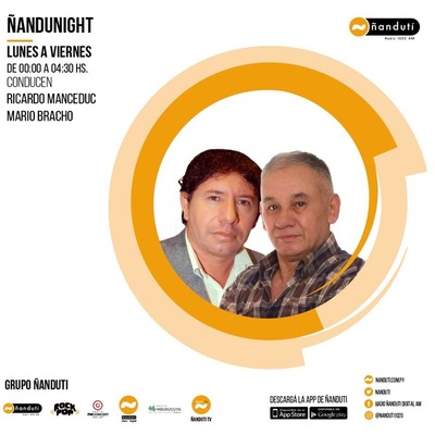 Ñandu Night con Ricardo Mancedú y Mario Bracho