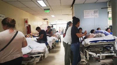 Clima de guerra en el hospital central del IPS