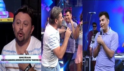 Héctor Ramos furioso el "El Gran Show de latele"