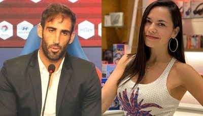 Revuelo por foto de Meli Quiñónez con ex jugador de fútbol