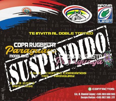 Suspendido el torneo de Seven del Ypané Rugby Club