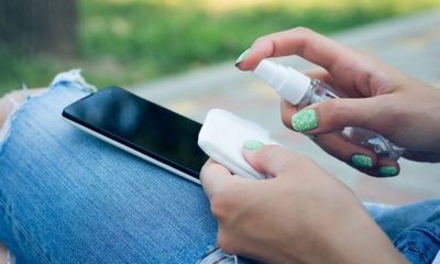 Como limpiar tu celular para que no propague virus ni bacterias