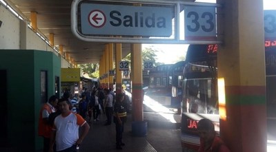 Terminal de Ómnibus de Asunción cierra como medida preventiva ante el coronavirus