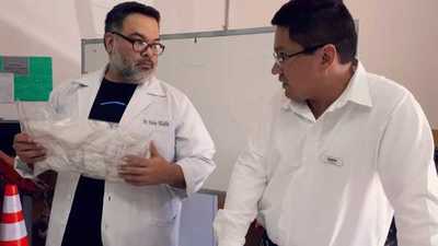 Entregan primeras donaciones de tapabocas Codeleste