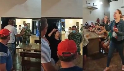 Escrachan a mujer en cuarentena que maltrató a militar