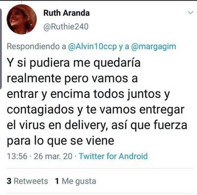 Imputan a mujer que amenazó con entregar coronavirus por “delivery"