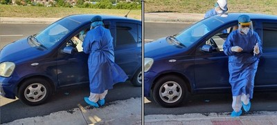 En la Costanera empezaron las “tomas express” que aumentará el número de pruebas diarias para el diagnóstico del Covid-19