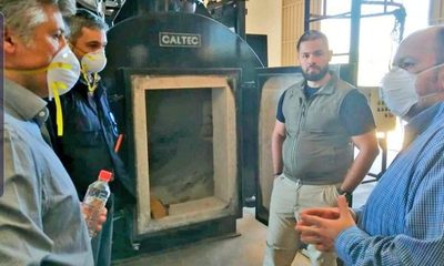 Coronavirus: Hasta 6 cuerpos por día podrá incinerar horno de la SENAD