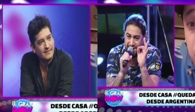 Junior Rodríguez y Piroka se tiraron "bombitas" al aire