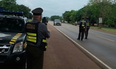 Patrulla Caminera anuncia que a partir del 1 de junio volverá a controlar licencias de conducir y otros documentos