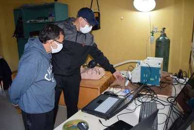 Técnicos de la Entidad Binacional Yacyretá avanzan en la fabricación de un prototipo de respirador