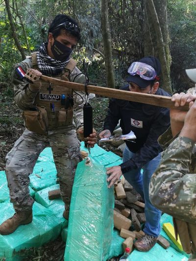 Itapúa: Destruyen más de 3000 kilos de marihuana