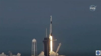 Despega el primer vuelo espacial desde Estados Unidos a la EEI en nueve años