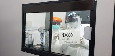 Laboratorio llegó a 10.000 muestras para covid procesadas